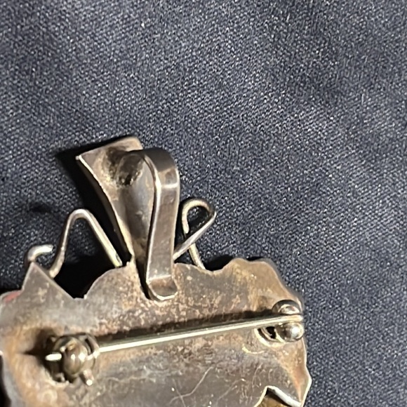 sterling silver grape pin - Picture 7 of 8